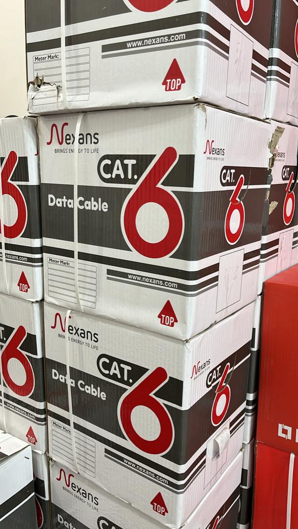 کابل شبکه CAT6 UTP CU (با تست)